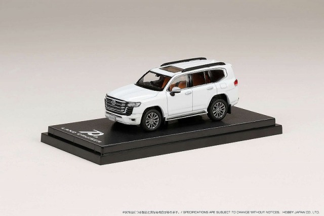 HobbyJapan 1/64 トヨタ ランドクルーザー (JA300W) ZX プレシャスホワイトパール / ベージュ内装