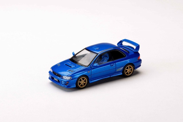 <予約 2027/1月発売予定> HJ64 1/64 スバルインプレッサ WRX type R Sti VI Limited ソニックブルーマイカ