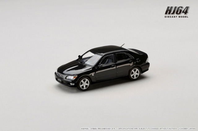 HJ64 1/64 トヨタ ALTEZZA RS200 (E10) 1998 ブラック