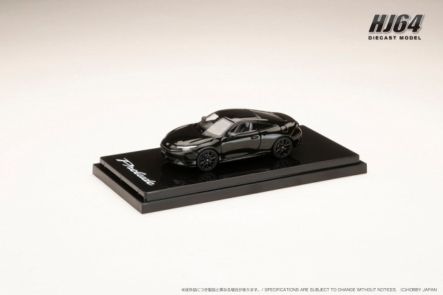 <予約 2025/10月以降発売予定> HJ64 1/64 Honda　プレリュード 2025 クリスタル ブラック パール