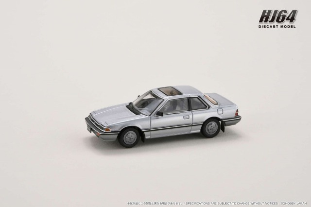 HJ64 1/64 ホンダ プレリュード XX AB 前期型 シルバーメタリック