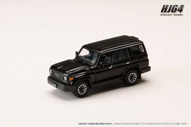 <予約 2026/7月発売予定> HJ64 1/64 Toyota LANDCRUISER 70 (GDJ76W) アティチュード ブラック マイカ