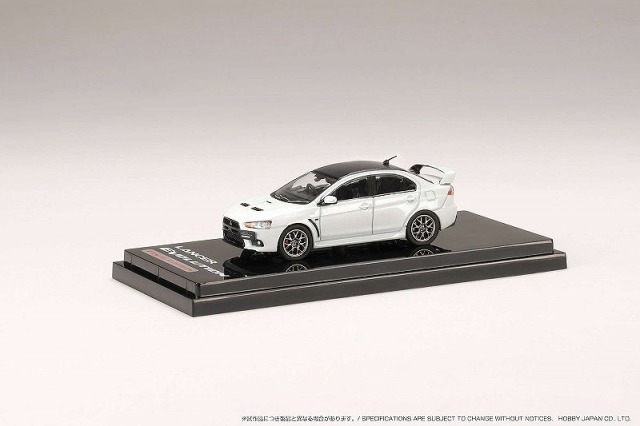 HobbyJapan 1/64 三菱 ランサーエボリューション 10 ファイナルエディション ホワイトパール/カーボンルーフ