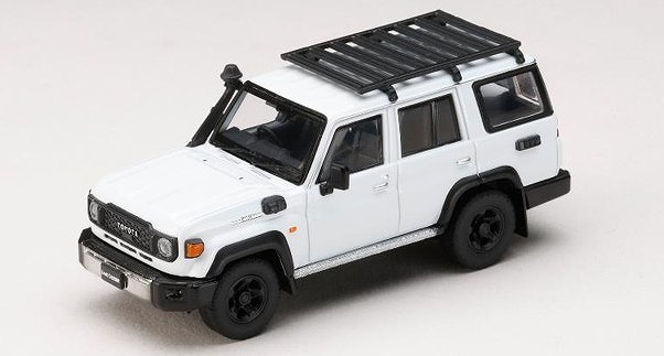 <予約 2026/5月発売予定> HJ64 1/64 Toyota LANDCRUISER 70 (GDJ76W) 2023 カスタムバージョン スーパーホワイトII