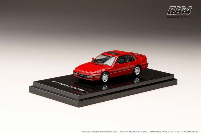 HJ64 1/64 Honda PRELUDE (BA5) SI TCV Phenix Red