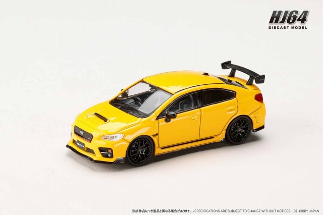 HJ64 1/64 スバル S207 NBR チャレンジ パッケージ イエローエディション サンライズ イエロー