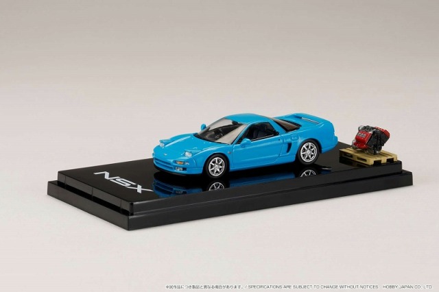 HobbyJapan 1/64 ホンダ NSX クーペ エンジンディスプレイモデル付 フェニックスブルー