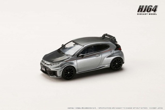 <予約 2025/11月以降発売予定> HJ64 1/64 トヨタ GR ヤリス RZ ハイパフォーマンス 2024 / カスタムバージョン プレシャスメタル