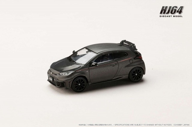 <予約 2025/11月以降発売予定> HJ64 1/64 トヨタ GR ヤリス RZ ハイパフォーマンス 2024 / カスタムバージョン マットスチール