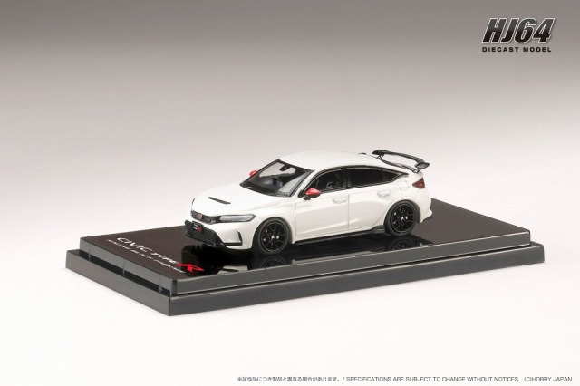 HJ64 1/64 Honda CIVIC TYPE R (FL5) RACING BLACK Package