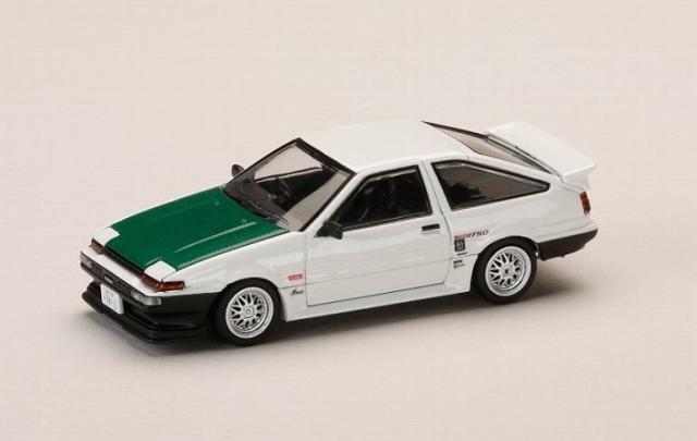 <予約 2026/12月以降発売予定> HJ64 1/64 トヨタ スプリンタートレノ (AE86) 土屋圭市 ストリート号 2011