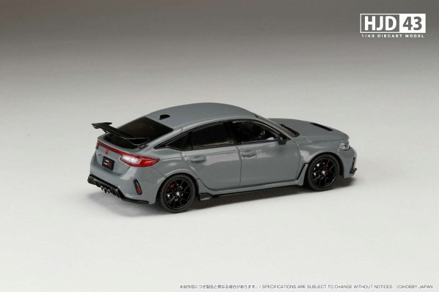 ホビージャパン 1/43 ホンダシビックtypeR(グレー) 楽天市場】ホビージャパン 1/43 ホンダ シビック TYPE R FL5