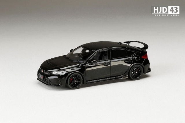 HJD43 1/43 ホンダ シビック TYPE R (FL5) RACING BLACK Package クリスタルブラックパール
