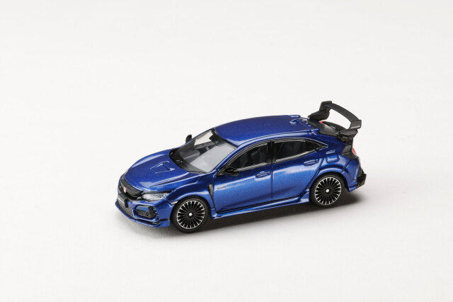 <予約 2026/11月発売予定> JDM64 1/64 MUGEN CIVIC TYPE R (FK8) 2017 ブリリアントスポーティーブルーメタリック