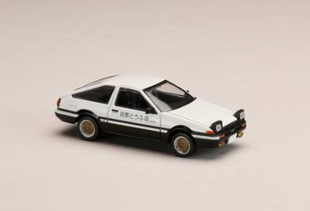 HobbyJapan 1/64 トヨタ スプリンタートレノ AE86 頭文字D 藤原 拓海 AND 茂木なつき