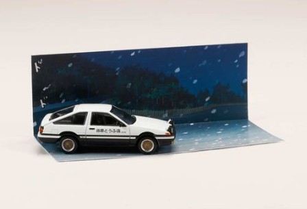 HobbyJapan 1/64 トヨタ スプリンタートレノ AE86 頭文字D 藤原 拓海