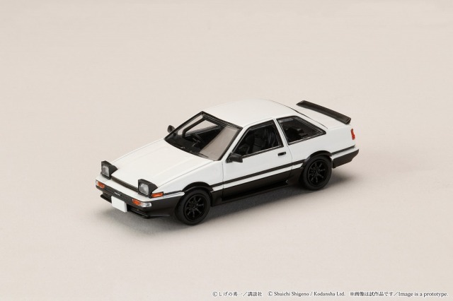 <予約 2027/3月発売予定> HobbyJapan 1/64 Toyota SPRINTER TRUENO (AE86)2door /頭文字D 乾 信司 VS 藤原 拓海