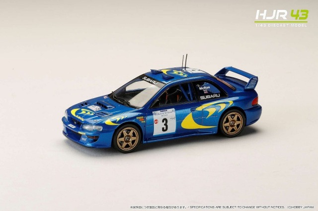 HJR43 1/43 スバル インプレッサ ツール・ド・コルス 1997 #3