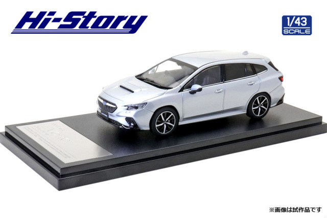 Hi-Story 1/43 SUBARU LEVORG GT-H (2020) アイスシルバー・メタリック