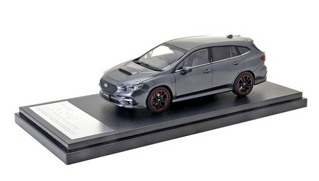 Hi-Story 1/43 SUBARU LEVORG (2020) スポーツスタイルアクセサリー（マグネタイトグレー メタリック） (ダイキャスト製)