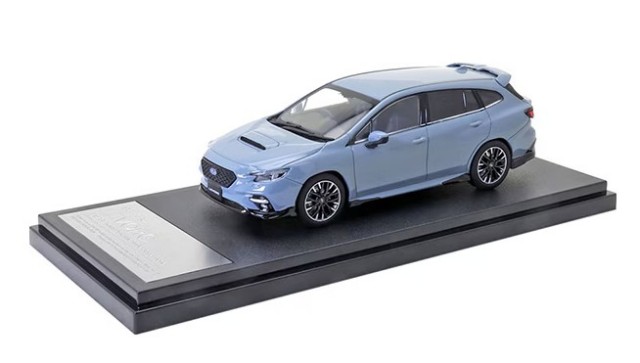 Hi-Story 1/43 SUBARU LEVORG (2020) ダイナミックスタイルアクセサリー クールグレーカーキ (ダイキャスト製)