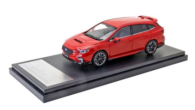 Hi-Story 1/43 SUBARU LEVORG (2020) ダイナミックスタイルアクセサリー（ピュアレッド） (ダイキャスト製)