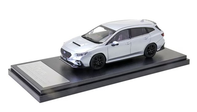 Hi-Story 1/43 SUBARU LEVORG STI Sport (2020) STIスポーツパーツ アイスシルバー メタリック (ダイキャスト製)