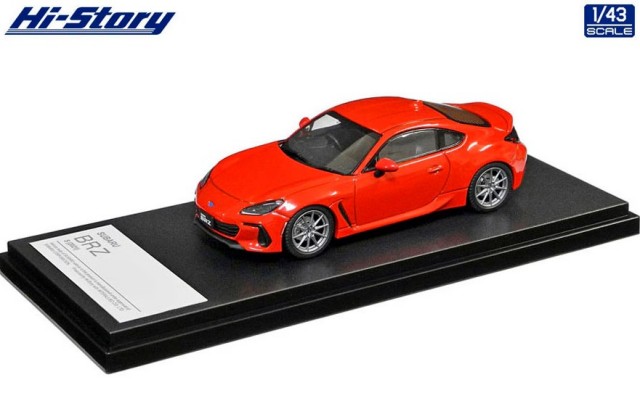 Hi-Story 1/43 SUBARU BRZ S (2021) イグニッションレッド (ダイキャスト製)