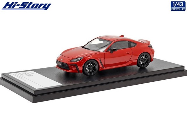 Hi-Story 1/43 Toyota GR86 RZ (2021) スパークレッド (ダイキャスト製)