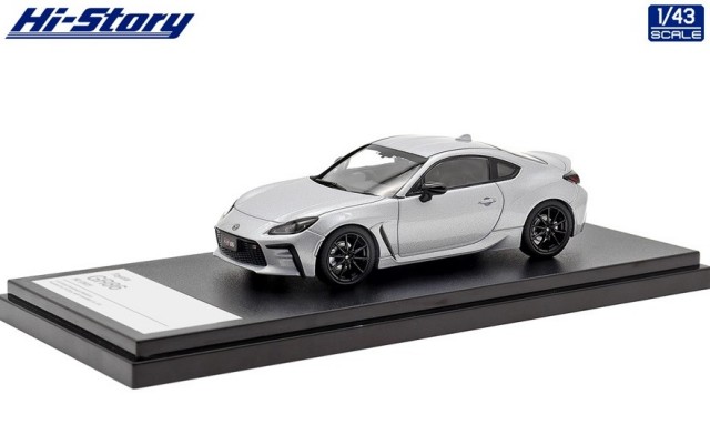 Hi-Story 1/43 Toyota GR86 RZ (2021) アイスシルバーメタリック (ダイキャスト製)