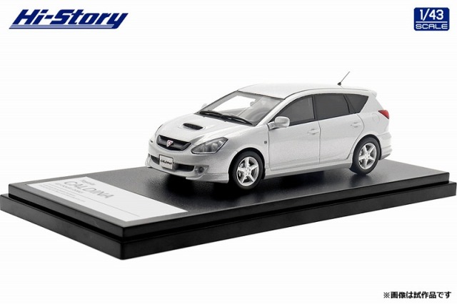 Hi-Story 1/43 Toyota CALDINA GT-FOUR (2002) シルバーマイカメタリック