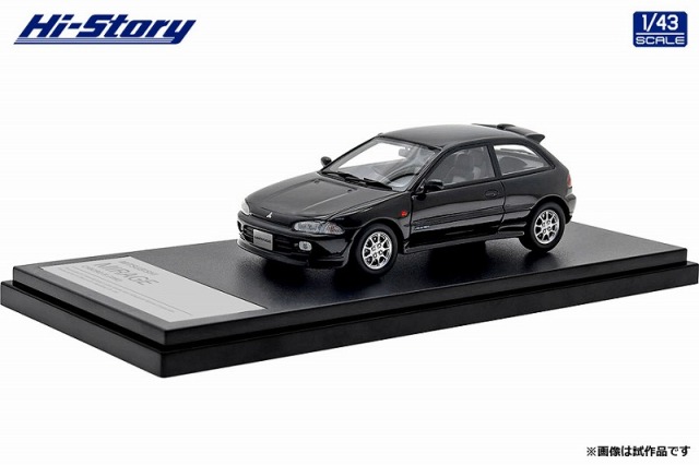 Hi-Story 1/43 MITSUBISHI MIRAGE CYBORG-R (1992) ピレネーブラック