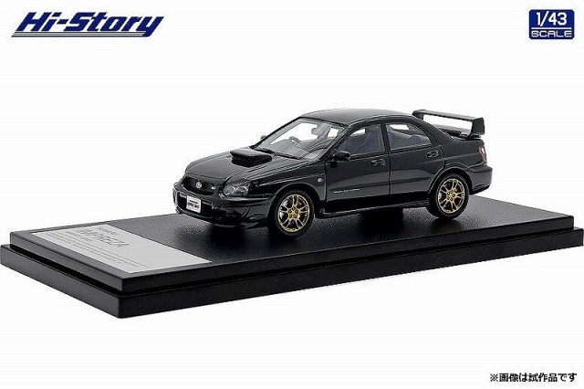 Hi-Story 1/43 SUBARU IMPREZA WRX STi (2002) ブラックトパーズ・マイカ