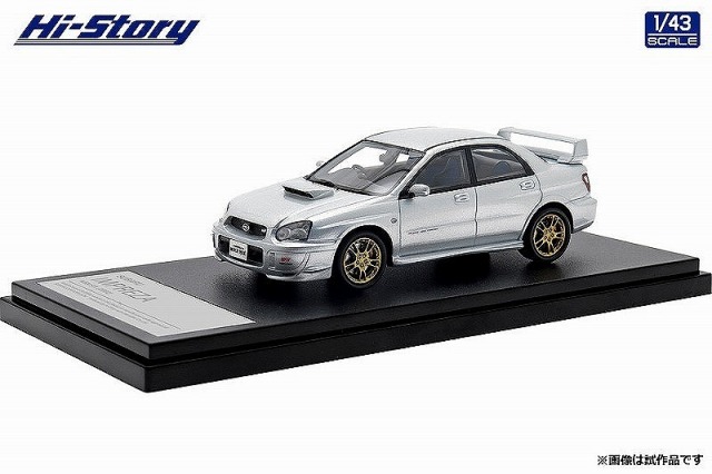 Hi-Story 1/43 SUBARU IMPREZA WRX STi (2002) プレミアムシルバー・メタリック