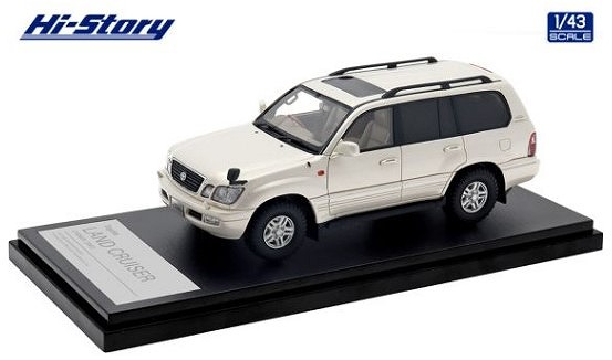 Hi-Story 1/43 Toyota LAND CRUISER CYGNUS (2001) ホワイトパールマイカ