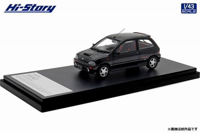 Hi-Story 1/43 SUBARU VIVIO RX-R 4WD (1992) ピュアブラックM