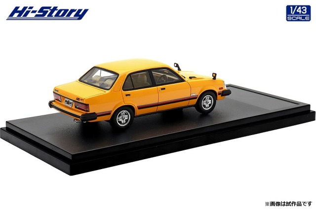 Hi-Story 1/43 ISUZU GEMINI Sedan ZZ/T (1981) イエロー