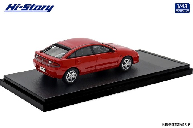 Mazda Lantis ミニカー1/87 スパークルグリーン　箱付き MAZDA LANTIS Type R 2000 (1995) スパークルグリーンメタリック