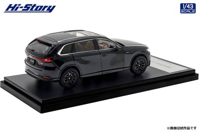 Hi-Story 1/43 MAZDA CX-80 (2024) ジェットブラックマイカ （ダイ  