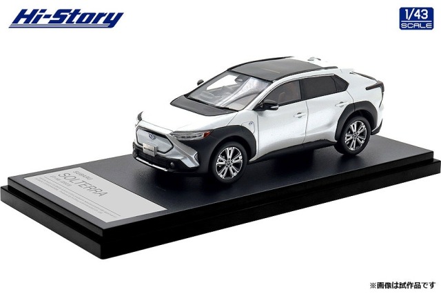 Hi-Story 1/43 SUBARU SOLTERRA ET-HS (2023) プラチナホワイトパールマイカ