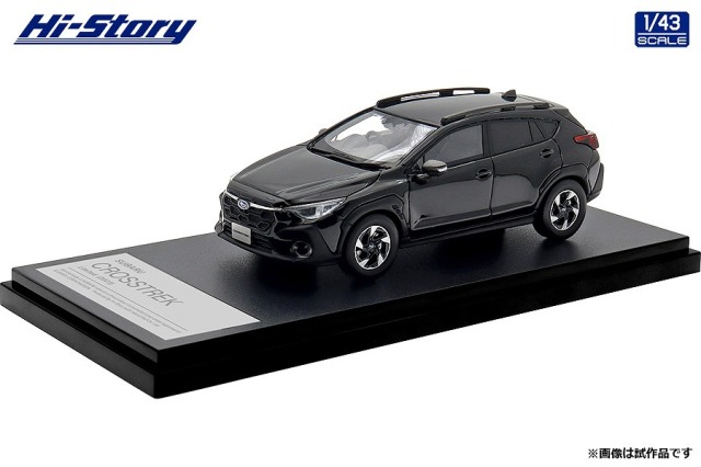 Hi-Story 1/43 SUBARU CROSSTREK Limited (2023) クリスタルブラック シリカ