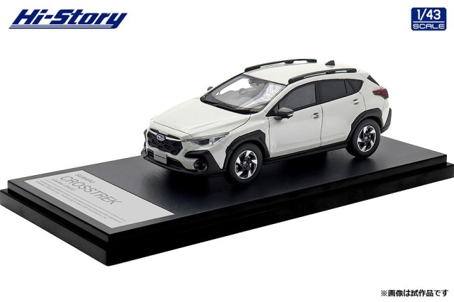 Hi-Story 1/43 SUBARU CROSSTREK Limited (2023) クリスタルホワイト パール