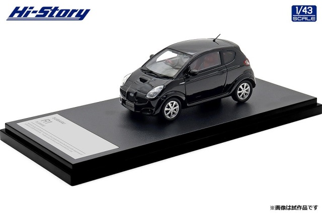 Hi-Story 1/43 SUBARU R1 S (2005) 　オブシディアンブラック パール