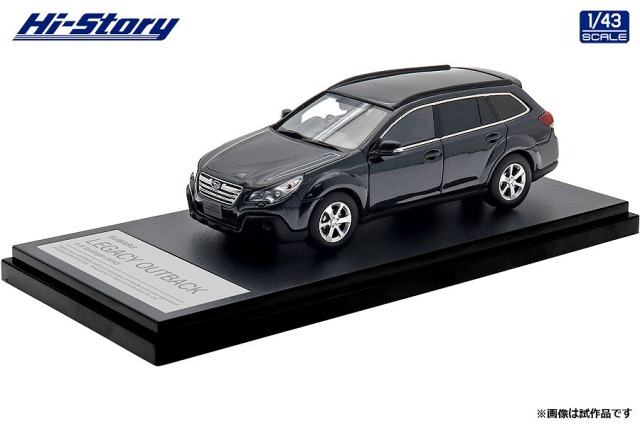 Hi-Story 1/43 SUBARU LEGACY OUTBACK 2.5i EyeSight (2012)  ダークグレー メタリック