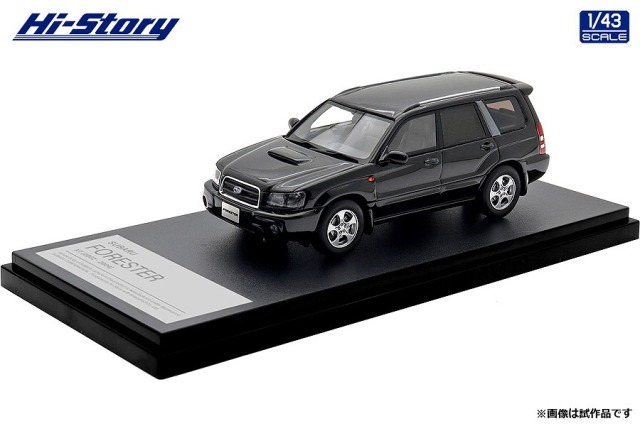 <予約 2025/10月下旬発売予定> Hi-Story 1/43 SUBARU FORESTER XT (2002) ブラックトパーズ マイカ