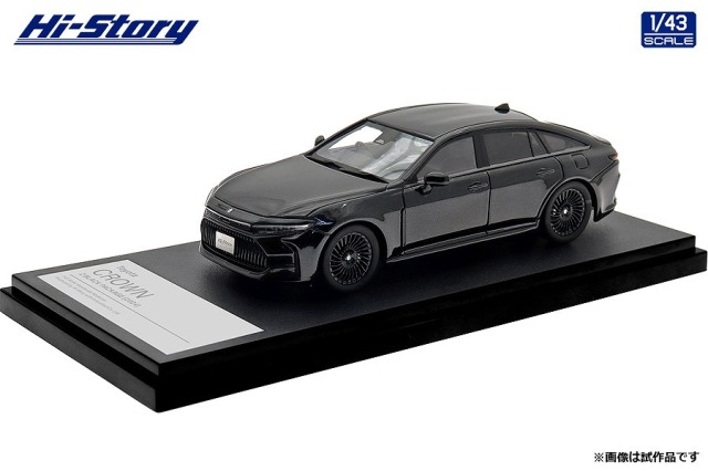 Hi-Story 1/43 Toyota CROWN Z BLACK PACKAGE (2024)  プレシャスブラックパール