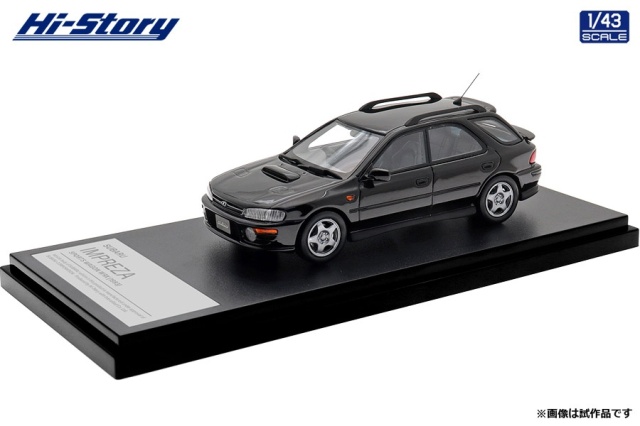 <予約 2026/12月発売予定> Hi-Story 1/43 SUBARU IMPREZA SPORTS WAGON WRX (1993) ブラック