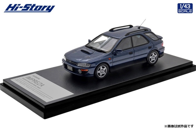 <予約 2026/12月発売予定> Hi-Story 1/43 SUBARU IMPREZA SPORTS WAGON WRX (1993) ブルー