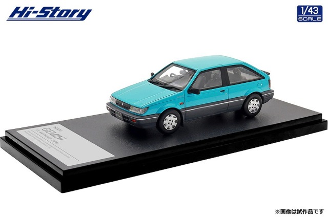 <予約 2026/10月発売予定> Hi-Story 1/43 ISUZU GEMINI CC HATCHBACK (1989) セイシェルブルー
