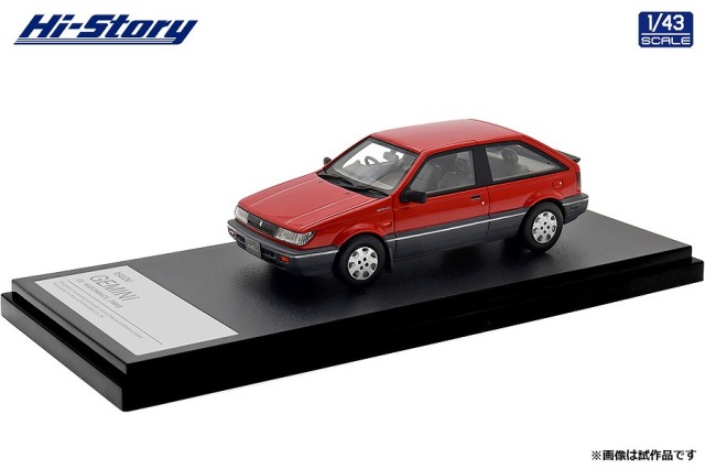 <予約 2026/10月発売予定> Hi-Story 1/43 ISUZU GEMINI CC HATCHBACK (1989) フレイムレッド